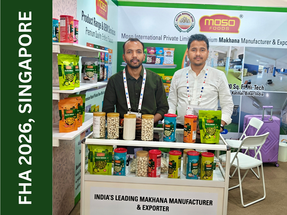 Moso Foods Showcases India’s Finest Makhana at FHA Singapore 2026: A Global Milestone